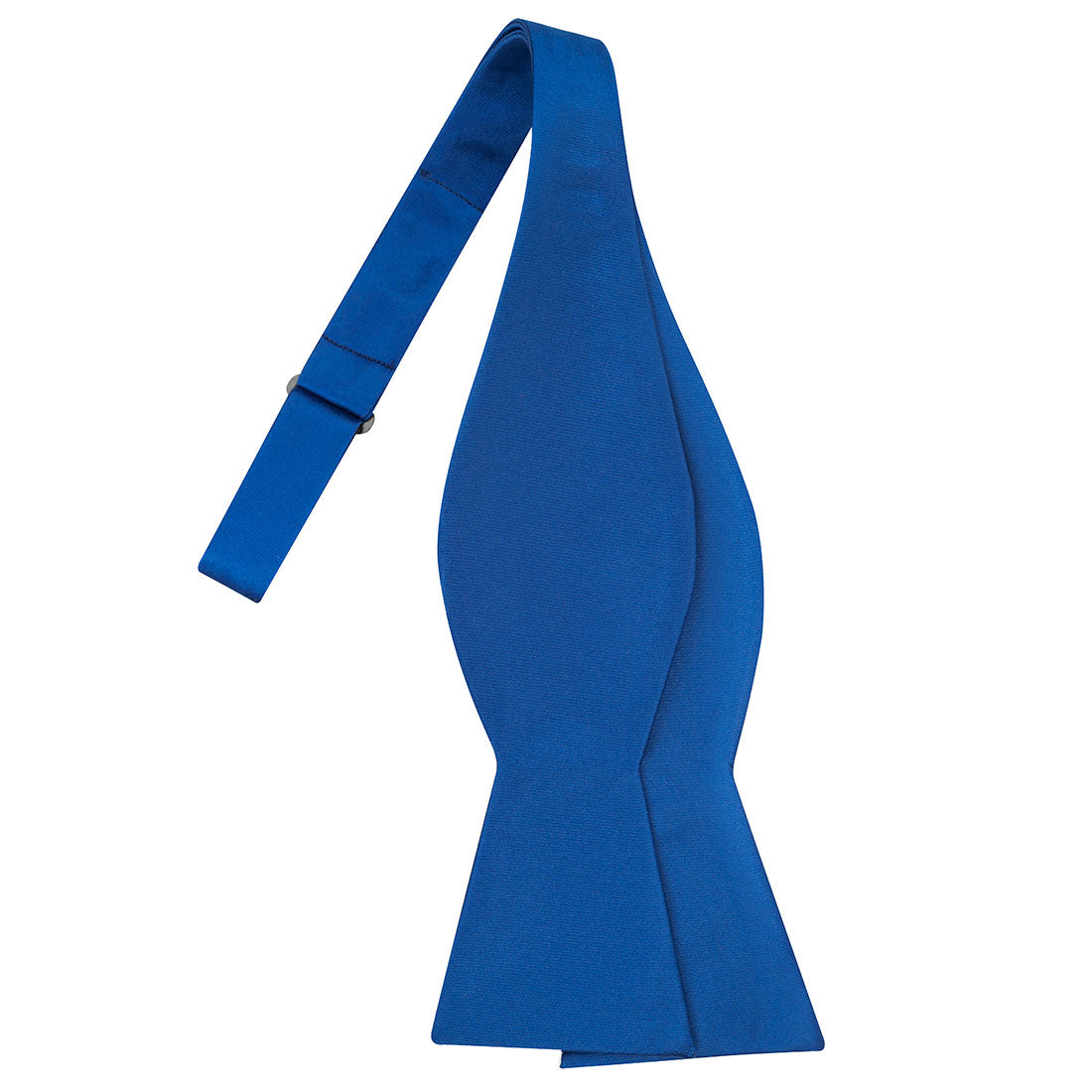 Royal Blue Satin Bowtie - Tie, bowtie, pocket square  | Kissties