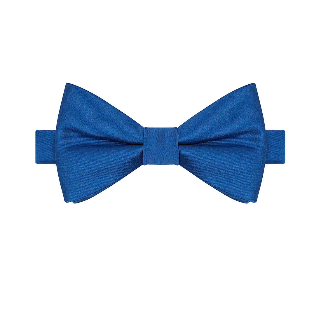 Royal Blue Satin Bowtie - Tie, bowtie, pocket square  | Kissties
