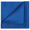Royal Blue Satin Pocket Square - Tie, bowtie, pocket square  | Kissties