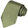 Olive Silk Tie