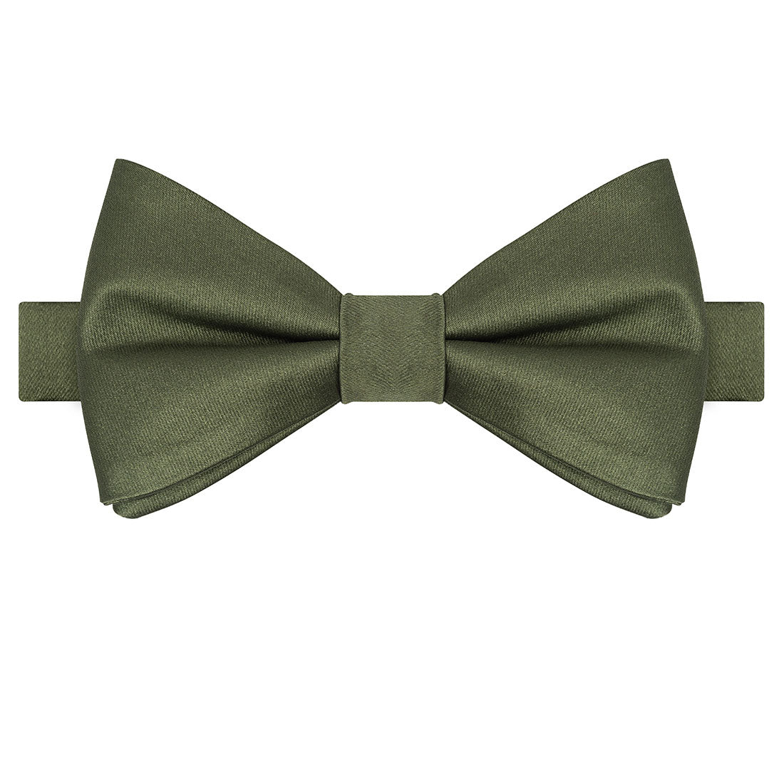 Tan Satin Bowtie
