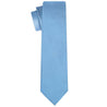 Sky Blue Satin Tie - Tie, bowtie, pocket square  | Kissties