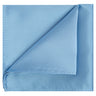 Sky Blue Satin Pocket Square - Tie, bowtie, pocket square  | Kissties