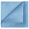 Sky Blue Satin Pocket Square - Tie, bowtie, pocket square  | Kissties