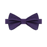 Purple Satin Bow Tie - Tie, bowtie, pocket square  | Kissties