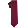 Burgundy Silk Tie - Tie, bowtie, pocket square  | Kissties
