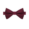 Burgundy Satin Bow Tie - Tie, bowtie, pocket square  | Kissties