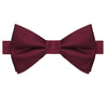 Burgundy Satin Bow Tie - Tie, bowtie, pocket square  | Kissties