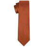 Copper Brown Silk Tie - Tie, bowtie, pocket square  | Kissties