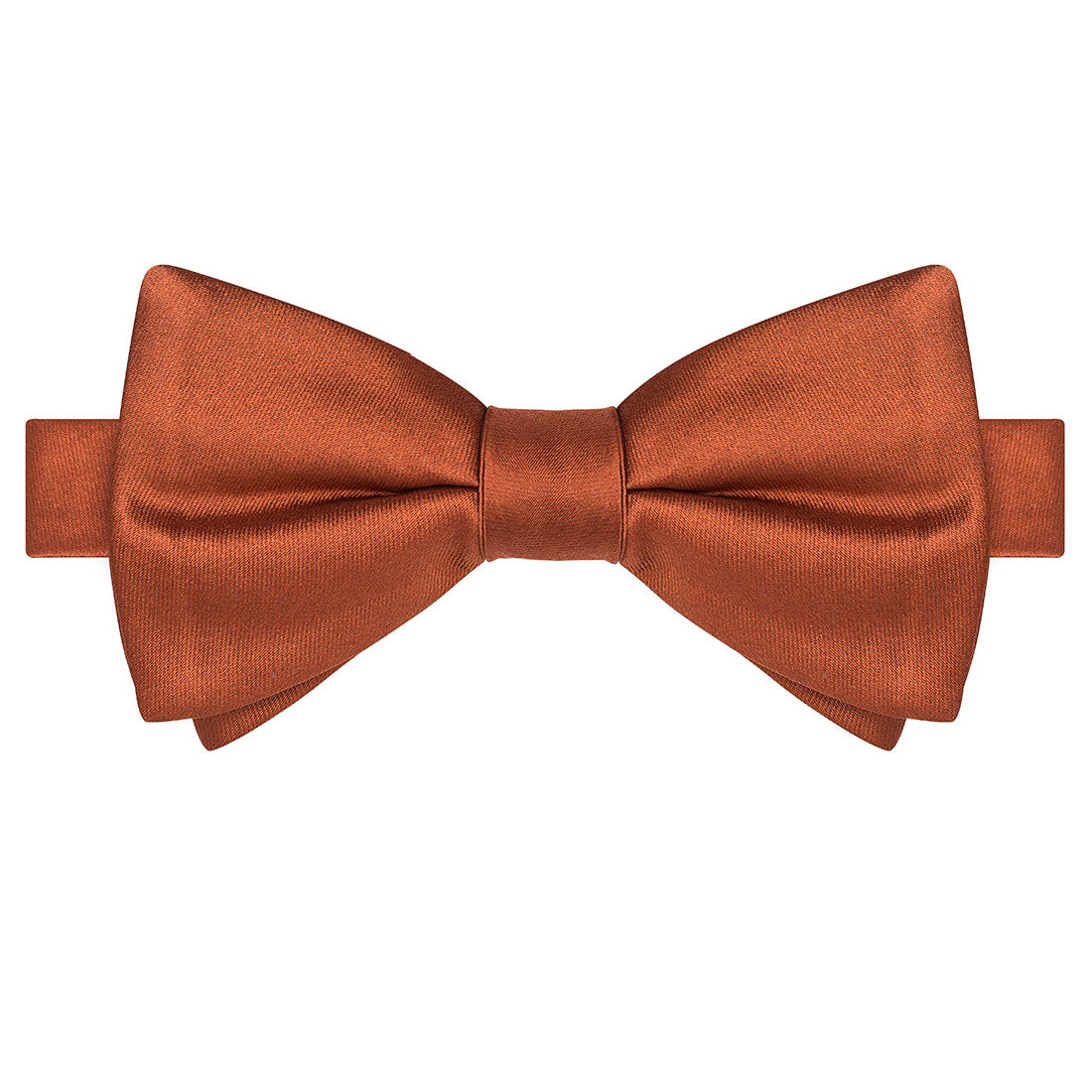 Copper Brown Satin Bowtie - Tie, bowtie, pocket square  | Kissties