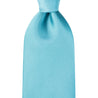 Turquoise Blue Satin Tie