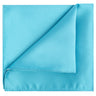 Turquoise Blue Pocket Square - Tie, bowtie, pocket square  | Kissties