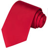 Scarlet Satin Tie