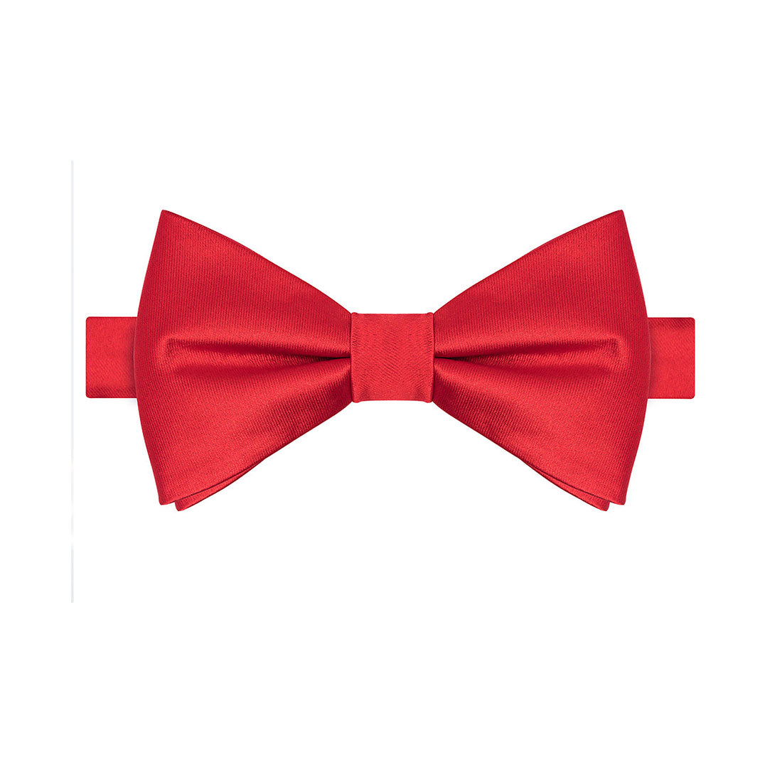 Red Satin Bowtie - Tie, bowtie, pocket square  | Kissties