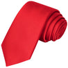 Red Satin Tie - Tie, bowtie, pocket square  | Kissties