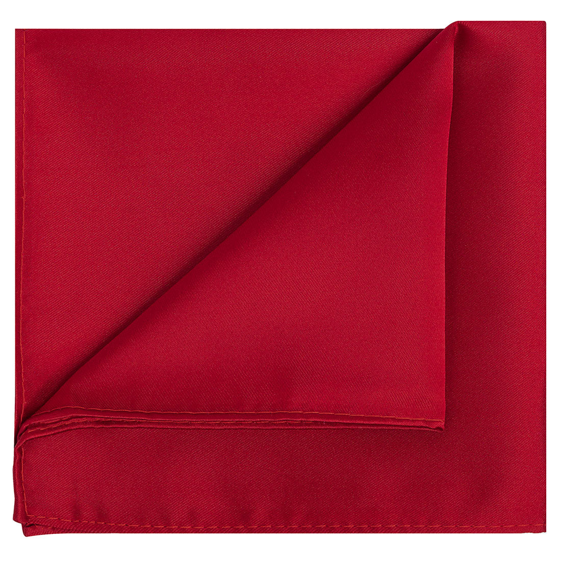 Scarlet Satin Pocket Square - Tie, bowtie, pocket square  | Kissties