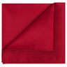 Scarlet Satin Pocket Square - Tie, bowtie, pocket square  | Kissties