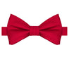 Scarlet Satin Bowtie - Tie, bowtie, pocket square  | Kissties