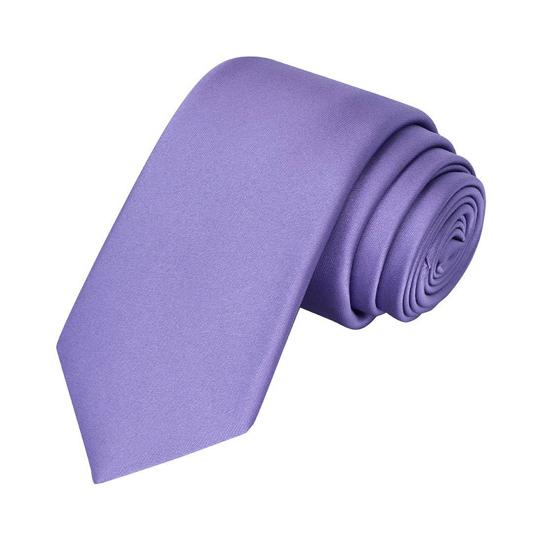 Lavender Satin Tie - Tie, bowtie, pocket square  | Kissties