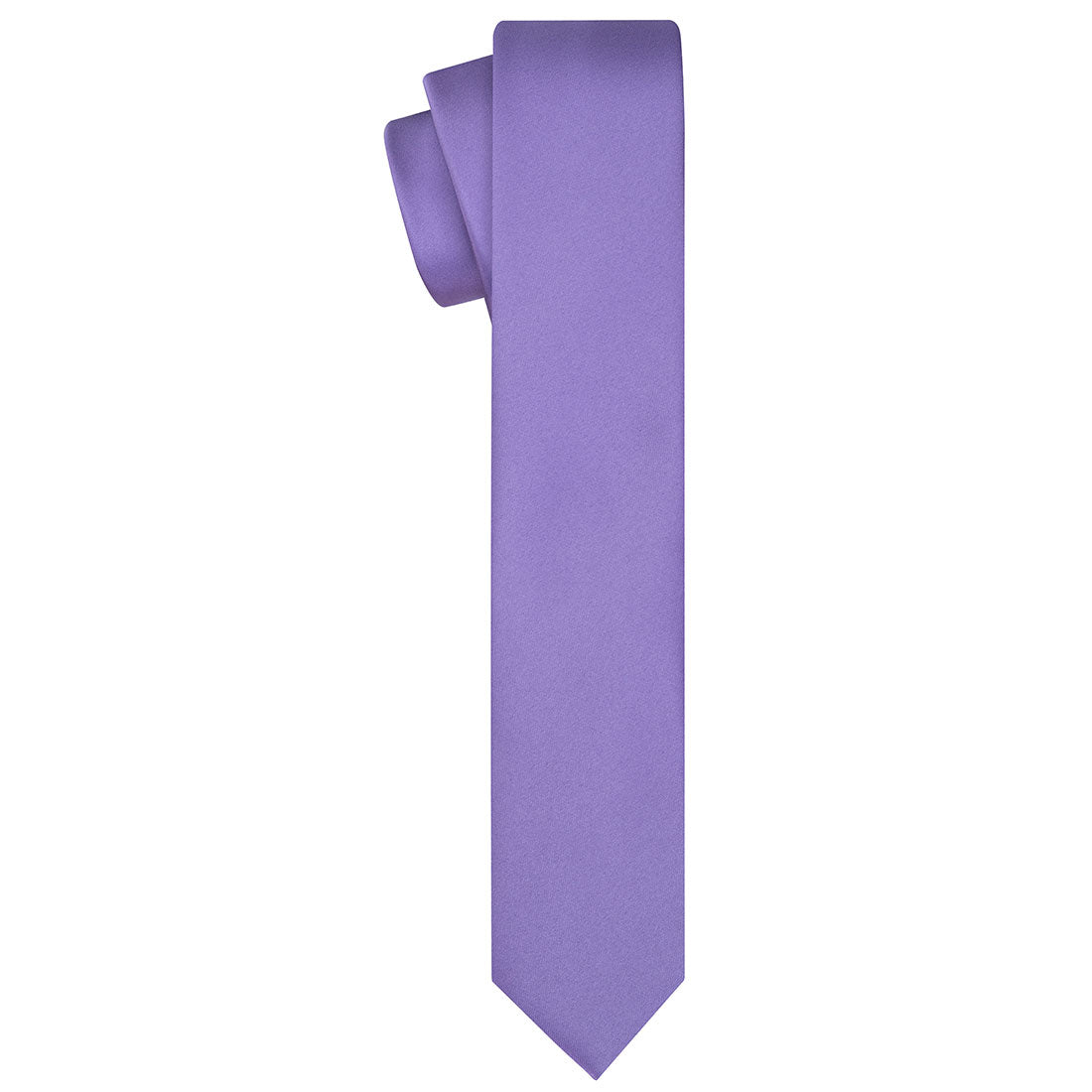 Lavender Satin Tie - Tie, bowtie, pocket square  | Kissties