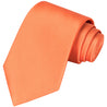 Orange Satin Tie
