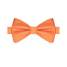 Orange Satin Bowtie - Tie, bowtie, pocket square  | Kissties