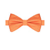 Orange Satin Bowtie - Tie, bowtie, pocket square  | Kissties