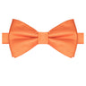 Orange Satin Bowtie - Tie, bowtie, pocket square  | Kissties