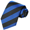 Persian Blue-Black Stripe Tie - Tie, bowtie, pocket square  | Kissties