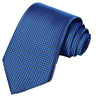 Black-Azure Blue Checkered Tie - Tie, bowtie, pocket square  | Kissties