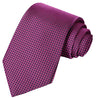Black-Spicy Pink Checkered Tie - Tie, bowtie, pocket square  | Kissties