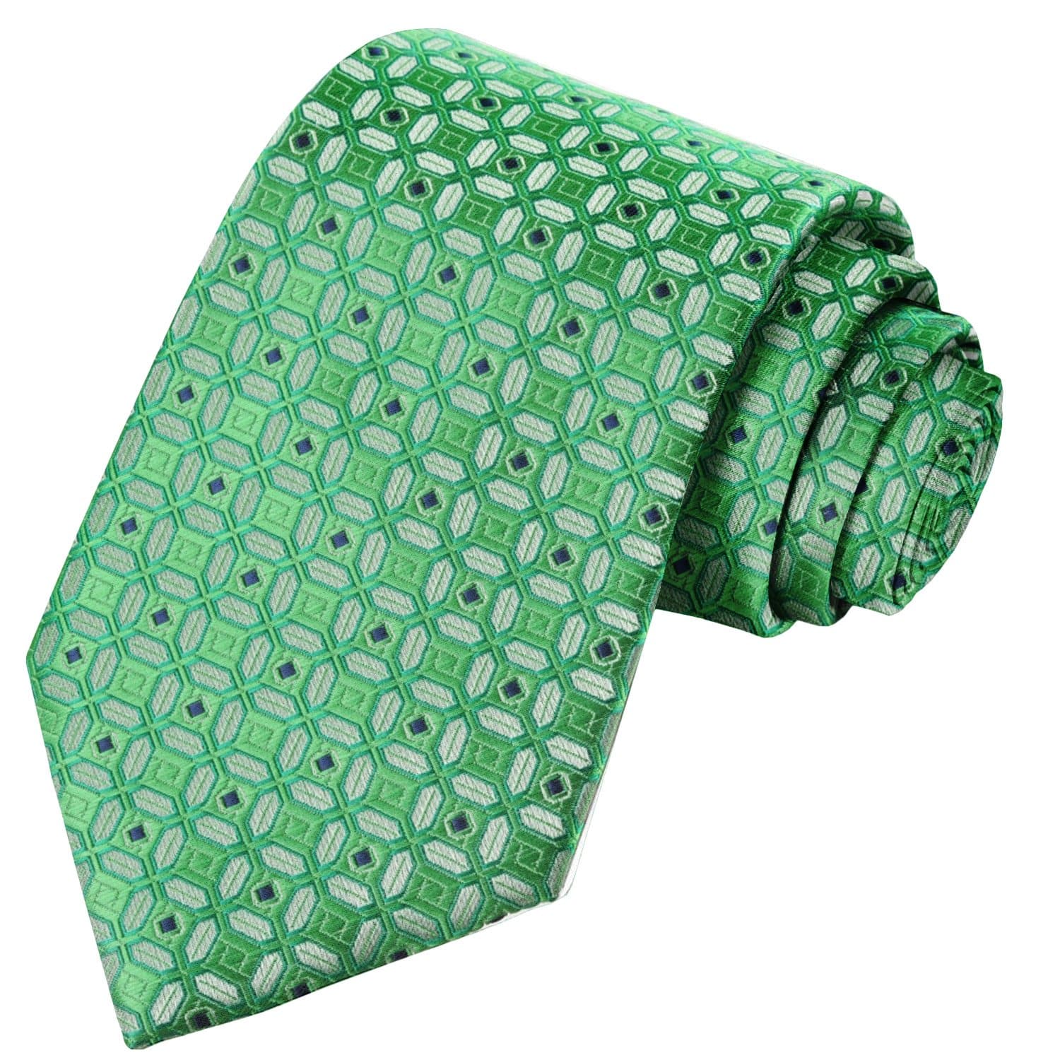 Digital Laurel-Oxford Green Checkered Tie - Tie, bowtie, pocket square  | Kissties