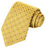 Digital Black-Eggnog-Tuscany Yellow Checkered Tie - Tie, bowtie, pocket square  | Kissties