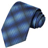 Maya-Baby-Navy Blue-Black Striped Tie - Tie, bowtie, pocket square  | Kissties