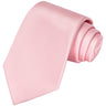 Rosy Pink Satin Tie