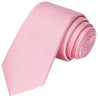 Rosy Pink Satin Tie - Tie, bowtie, pocket square  | Kissties