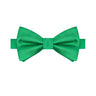 Emerald Green Satin Bowtie - Tie, bowtie, pocket square  | Kissties