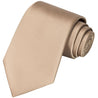 Tan Satin Tie