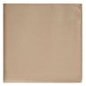 Tan Satin Pocket Square