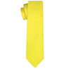 Sunflower Yellow Satin Tie - Tie, bowtie, pocket square  | Kissties