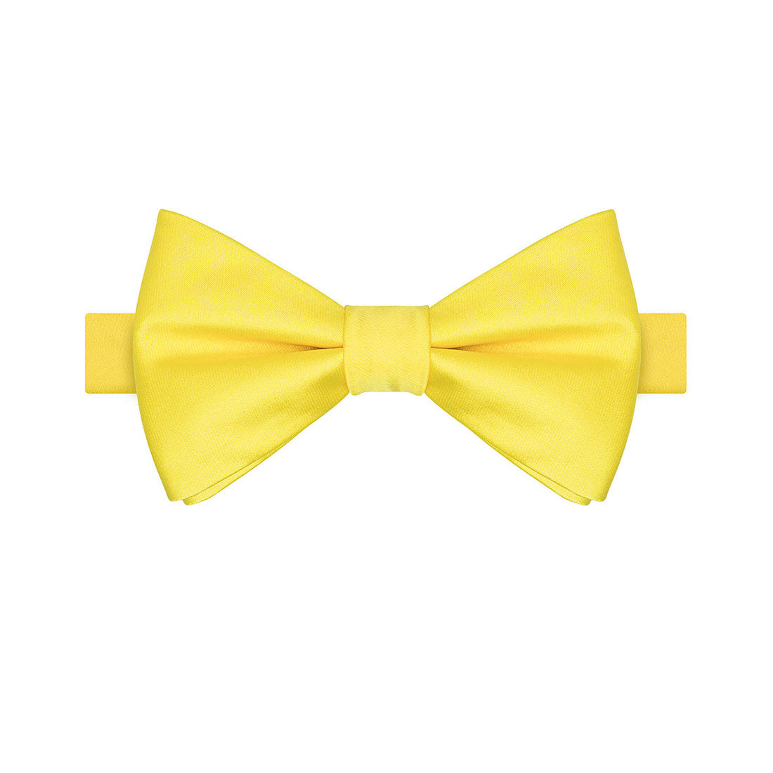 Sunflower Yellow Satin Bowtie - Tie, bowtie, pocket square  | Kissties
