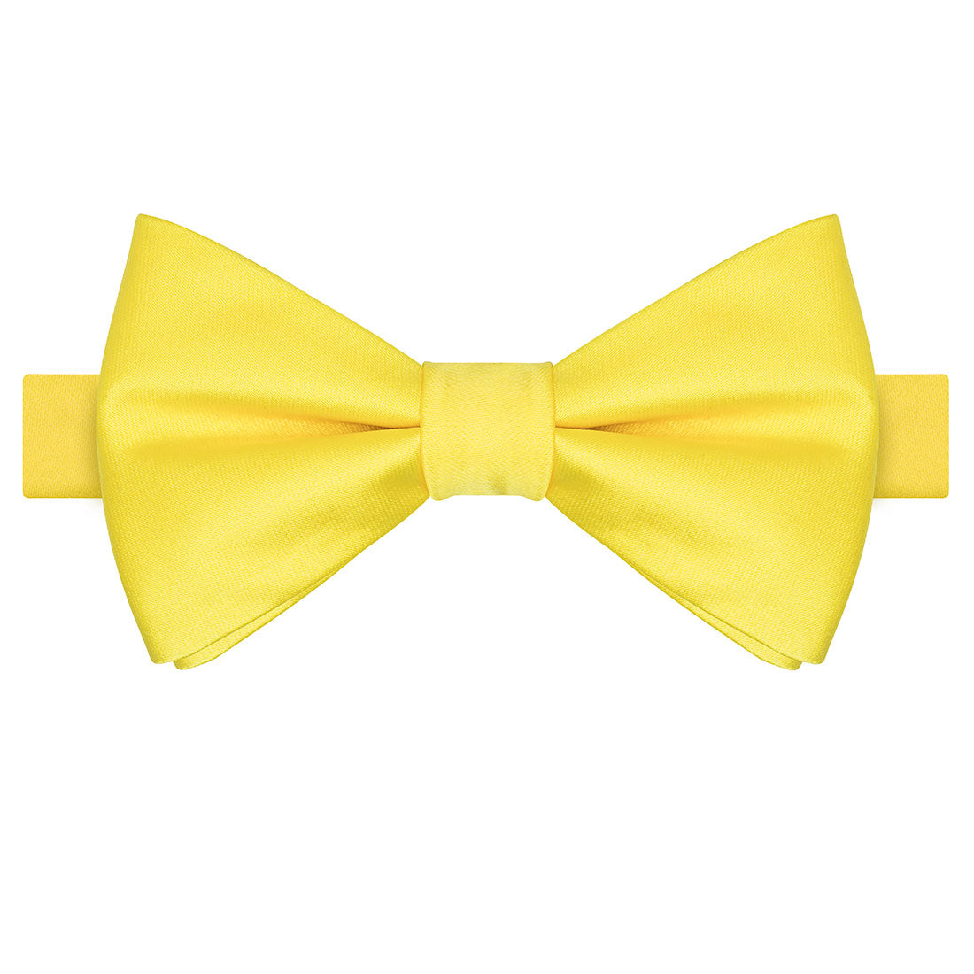 Sunflower Yellow Satin Bowtie - Tie, bowtie, pocket square  | Kissties