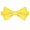 Sunflower Yellow Satin Bowtie - Tie, bowtie, pocket square  | Kissties