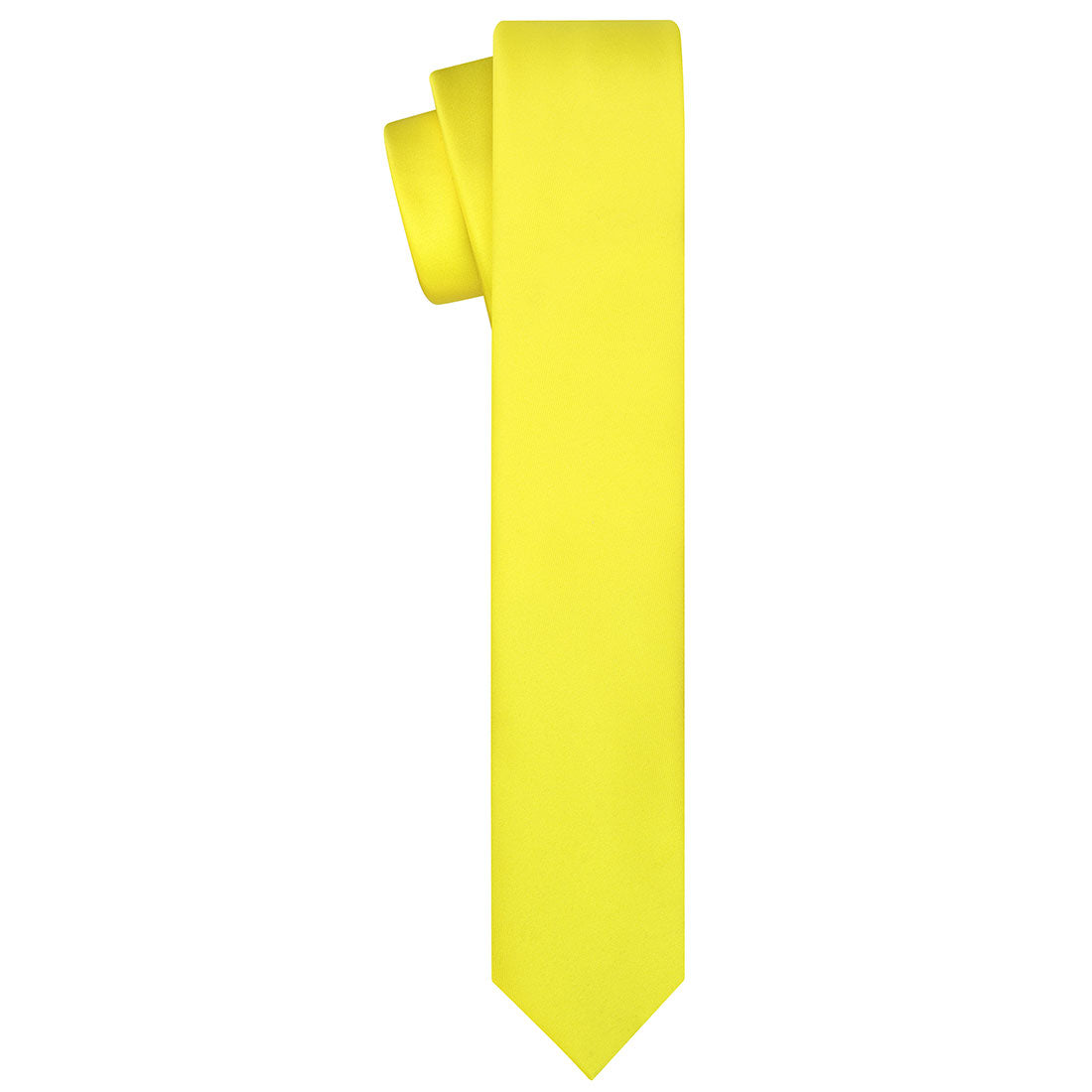 Sunflower Yellow Satin Tie | Standard, X Long, Skinny, & Boys