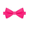 Hot Pink Satin Bowtie - Tie, bowtie, pocket square  | Kissties