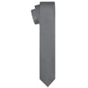 Gray Satin Tie - Tie, bowtie, pocket square  | Kissties