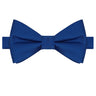 Navy Blue Satin Bowtie - Tie, bowtie, pocket square  | Kissties