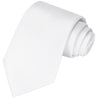 White Silk Tie