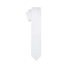 White Satin Tie - Tie, bowtie, pocket square  | Kissties