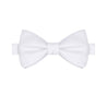 White Satin Bowtie - Tie, bowtie, pocket square  | Kissties